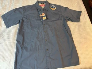 Camisa utilitaria Wrangler para hombre mediana rendimiento ventilado exterior nueva con etiquetas - Imagen 1 de 6