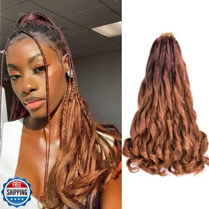Vitorish 8 Packungen French Curly Flechthaar 16 Zoll lose wellig federnd Braidin - Bild 1 von 5