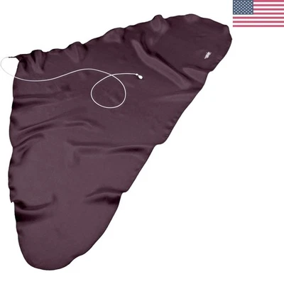 Hisopo de seda borgoña sin pelusa para saxofones altos - Eliminación de humedad superior Foto 1 de 3