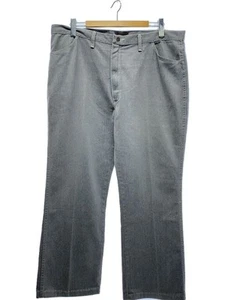 MAVERICK 60s Western Stitch Wide Trousers 42 Cotton GRY - Picture 1 of 4