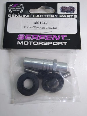 SERPENT 801242 Front One-Way Axle Conv. Kit NEW In Package Look Closely At Pics  - Image 1 of 3
