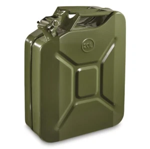 5 Gallon NATO Style 20L 5 Gallon Green Jerry Can Oil Gasoline Gas Steel Tank - Picture 1 of 1