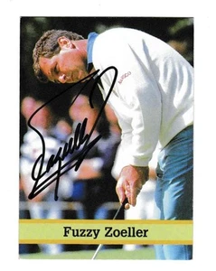 Tarjeta de golf con autógrafo firmada por Fax Pax Fuzzy Zoeller 1993 - Imagen 1 de 1