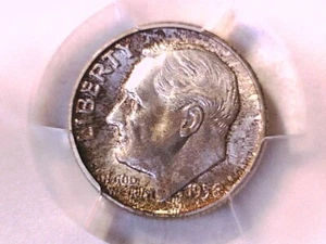 1958 D Roosevelt Dime PCGS MS 66 40214140 - Picture 1 of 3