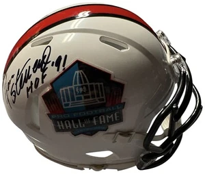 Kansas City Chiefs Jan Stenerud Signed Hall Of Fame Mini Helmet Beckett Cert - Picture 1 of 1