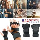 Training Wrist Strap Fitness Workout Outdoor Sports Half Finger Silicone Gloves