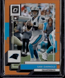 Donruss Optic Sam Darnold Orange Prizm 187/199 2022 - Foto 1 di 2