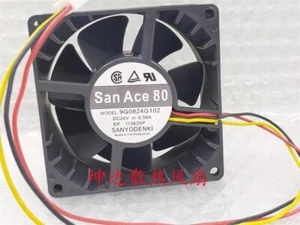 Sanyo SanAce 8038 24V 0.56A 9G0824G102 3pin dual ball bearing fan - Picture 1 of 4