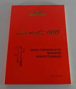 Manual De Taller Moto Guzzi Sport 1100 (90 CV) Año 1994-1997 Estado 09/1995 - Imagen 1 de 5