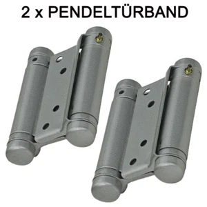 B-Ware 2 x Pendeltürband beidseitig 70 mm Pendeltürscharnier Schwingtür Türband - Bild 1 von 1