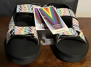 PRIDE Womens Adjustable Strap Debbie Sandals - XXS (W 6 / M 4) - Picture 1 of 9