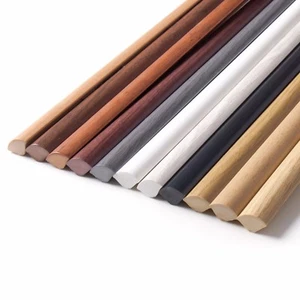 Viertelstab 2,5 Meter 13x13mm PVC Winkelprofil Kunststoff Abdeckleiste Profile - Bild 1 von 8