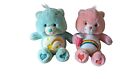 2003 Cheer Bear and Wish Bear 13" Sing-A-Long Care Bears Pre-owned Working 