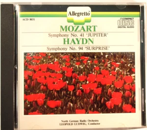 MOZART SYMPHONY No 41 / HAYDN SYMPHONY No 94 (CD) VG Cond Ships Free - Picture 1 of 5