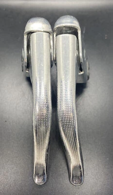 Винтажные тормозные рычаги для дорожного велосипеда других производителей - сплав с накатанной рукояткой - Изображение 1 из 4