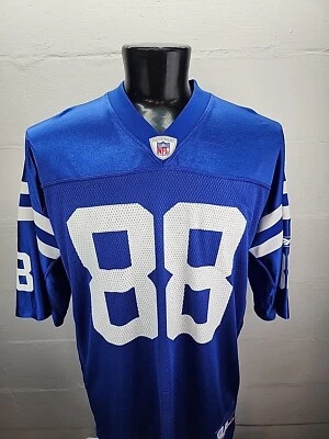 Camiseta deportiva Marvin Harrison Indianapolis Colts Reebok On Field #88 azul NFL PARA HOMBRES XL Foto 1 de 4
