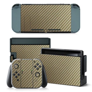 Carbon Fiber Fiber Film For NS Switch Ns Switch Sticker Solid Color Skin Sticker - Foto 1 di 31