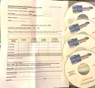 6/13/09 KIX BROOKS ACC TOP 40, TAYLOR SWIFT: #10 YOU BELONG TO ME & LOVE STORY - Image 1 of 4