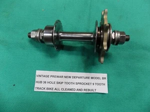 BICYCLE NEW DEPARTURE PREWAR HUB MODEL BR SKIP TOOTH 9 TRACK BIKE 36 HOLE #33 - Picture 1 of 6