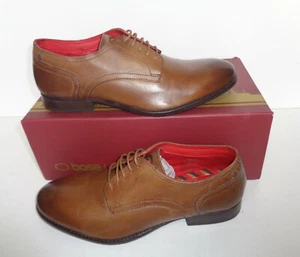 Base London Mens Genuine Leather Tan Formal Casual Shoes New RRP £70 UK Size 6