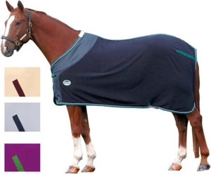 Navy Blue & Green Weatherbeeta Fleece Dress Sheet Cooler Size 72" New in Package - Picture 1 of 12