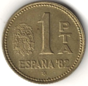 SPAGNA UNA PESETA 1982 ~ LA CLASSIFICHI TU. pz 305 - Foto 1 di 4