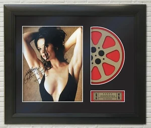 Catherine Zeta Jones framed Reproduction Signature Photo Reel Display - Picture 1 of 4