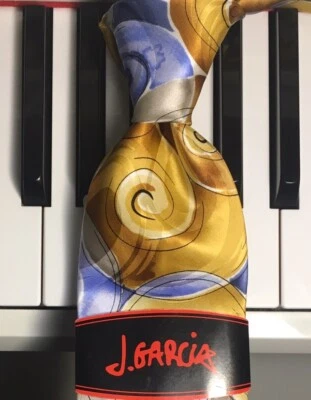 J. GARCIA / Colección 53 'Elefante Emergente' Celebridad Serie Arte Corbata de Seda Nueva Foto 1 de 4