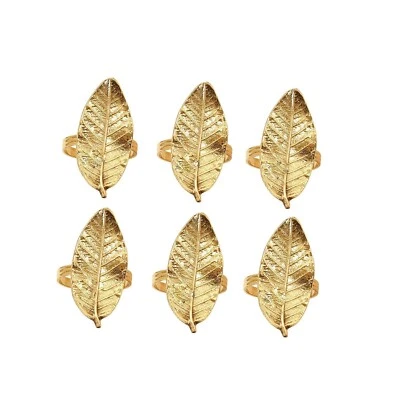 Anello tovagliolo in ottone decorazione per tavolo da pranzo matrimonio diapo... - Immagine 1 di 4