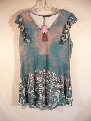 VESTIDO AZALEA t para mujer nuevo con etiquetas talla grande imperio hasta la rodilla floral Foto 1 de 4