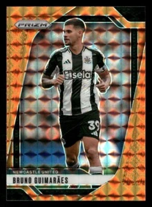 2024-25 Panini Prizm Premier League Soccer - Bruno Guimaraes Orange Mosaic Prizm - Imagen 1 de 2