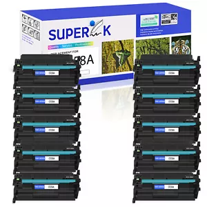 10PK CF258A 58A Toner z chipem do HP 58A LaserJet Pro M404n M428dw MFP M428fdw - Zdjęcie 1 z 24