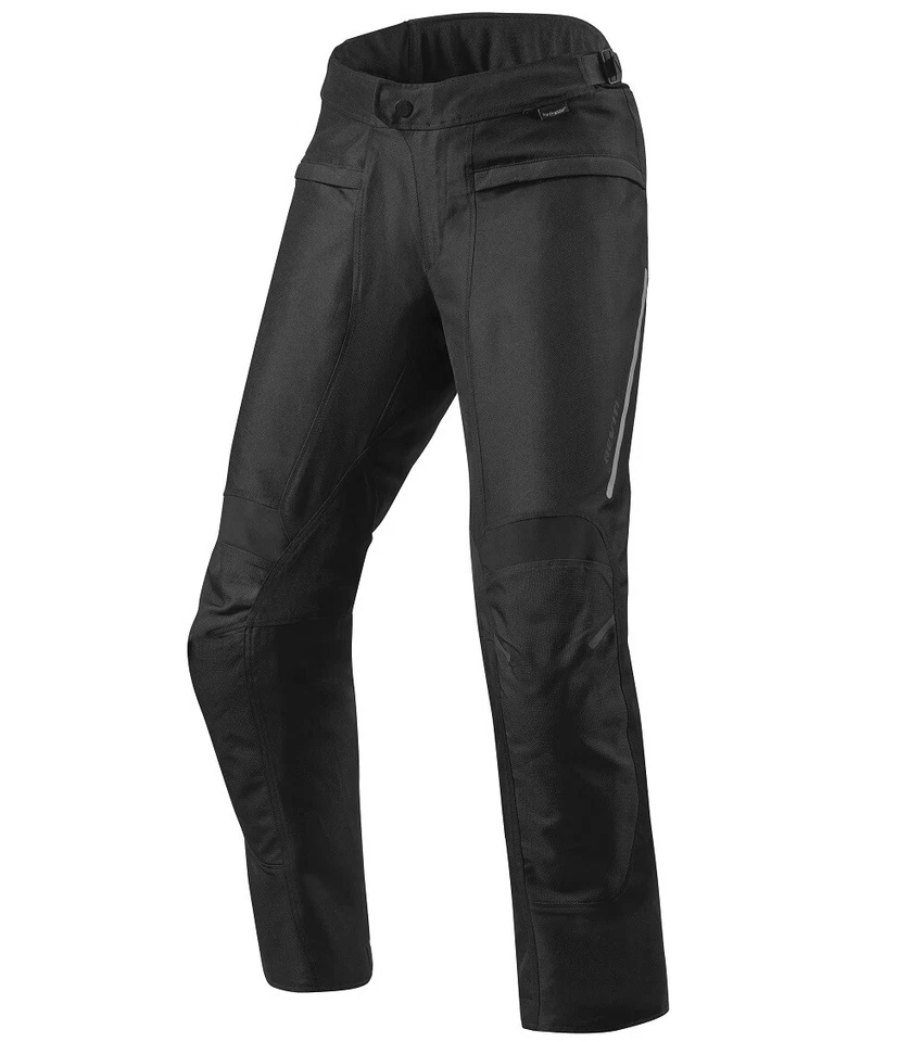 PANTALONI MOTO REV'IT REVIT FACTOR 4 NERO IMPERMEABILE WP PROTEZIONI KNOX TG XXL
