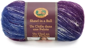 Scialle in filato marca Lion in una palla 828-201 matassa arcobaleno riposante, - Foto 1 di 2