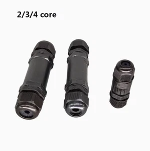 2/3/4 Pin IP67 Outdoor Waterproof Electrical Cable Connector screw Junction Box - Picture 1 of 6