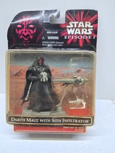 Star Wars Episodio I Darth Maul con Infiltrato Sith Hasbro Action Figure NUOVO - Foto 1 di 8