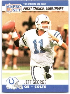 Jeff George sports #669b Football Shown in Colts uniform RC Indianapolis Colts - Picture 1 of 2