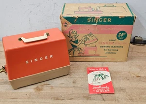 Vintage 1961 Singer Sew-Handy Kinder Elektrische Nähmaschine 50D GEBRAUCHT - Bild 1 von 21