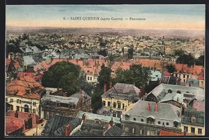 CPA Saint-Quentin, vue générale 1929 - Picture 1 of 2