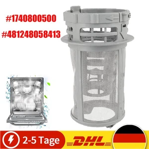 Feinsieb für Beko 1740800500 Sieb Ablauffilter Filter 2-teilig f. Geschirrspüler - Bild 1 von 10