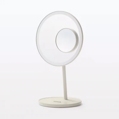Espejo de maquillaje LED inalámbrico exclusivo de MUJI Japón Foto 1 de 4
