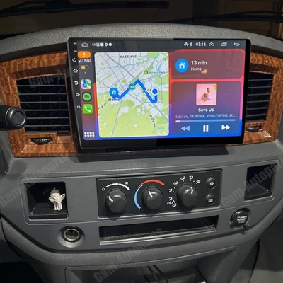 Radio estéreo GPS para coche Dodge Ram 1500 2500 3500 CarPlay Android 13 2006-2008 Foto 1 de 4