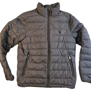 Polo Ralph Lauren Puffer Jacket Mens Small Gray - Picture 1 of 10