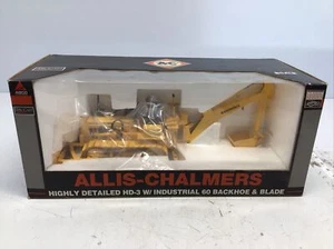 Allis-Chalmers HD-3 Crawler Industrial 60 Backhoe And Blade By SpecCast 1/16 - Picture 1 of 9