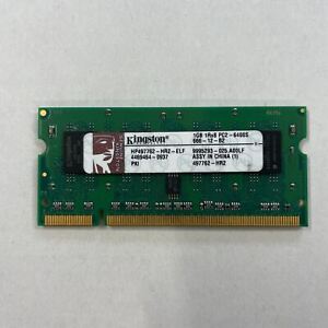 Kingston 1GB DDR2 RAM PC2-6400 800MHz non-ECC Unbuffered SODIMM HP497762-HR2-ELF