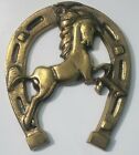 Brass Gold Tone Horseshoe Horse Wall Hanging Decor Brings Luck 🍀& Happiness 😊 