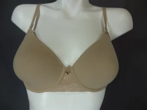 Reggiseno maglietta NATORI #721154 foderato con ferretto BLISS PERFECTION 38D beige - Foto 1 di 7