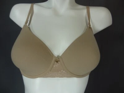 NATORI #721154 Underwire Lined BLISS PERFECTION T-shirt Bra 32D beige - Image 1 of 4