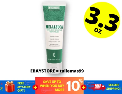 Esmalte dental blanqueador Melaleuca - Limpio sensible a la menta nueva etiqueta menta verde Foto 1 de 4