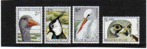 BÉLGICA 1972 aves MNH** 1652/55 - Imagen 1 de 1